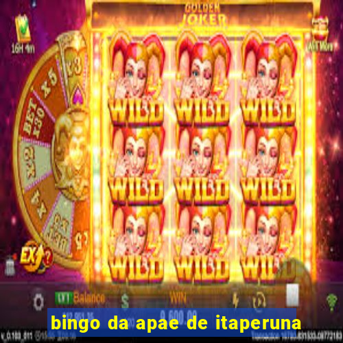 bingo da apae de itaperuna